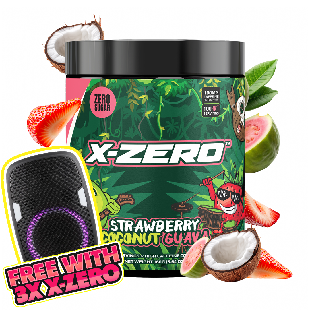 X-Zero Strawberry Coconut Guava (160g / 100 portioner)
