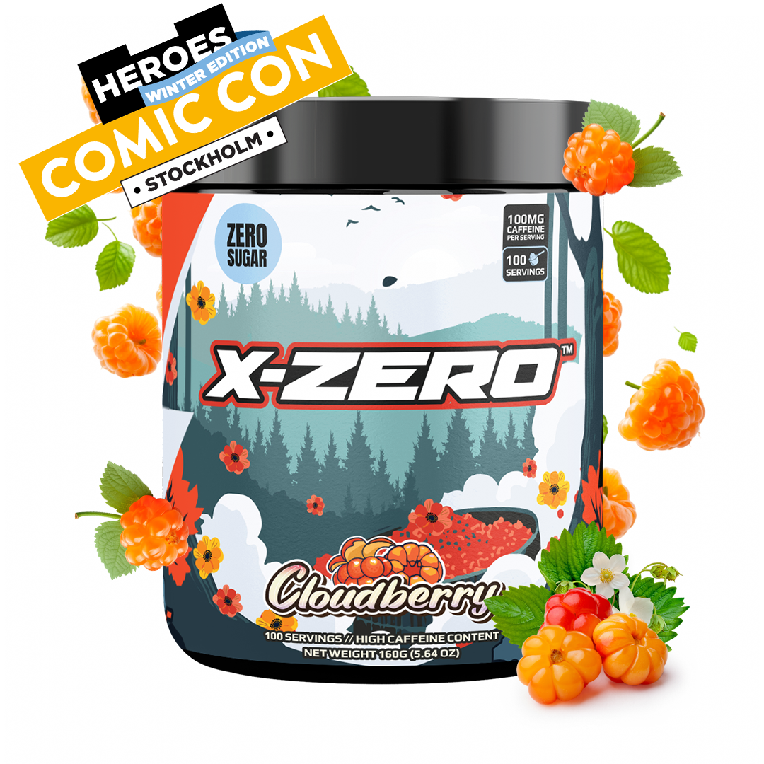 X-Zero Cloudberry (160g / 100 portioner)
