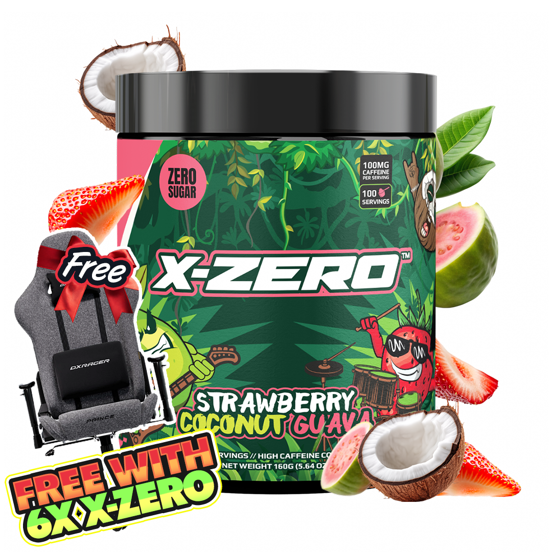 X-Zero Strawberry Coconut Guava (160g / 100 Servings)