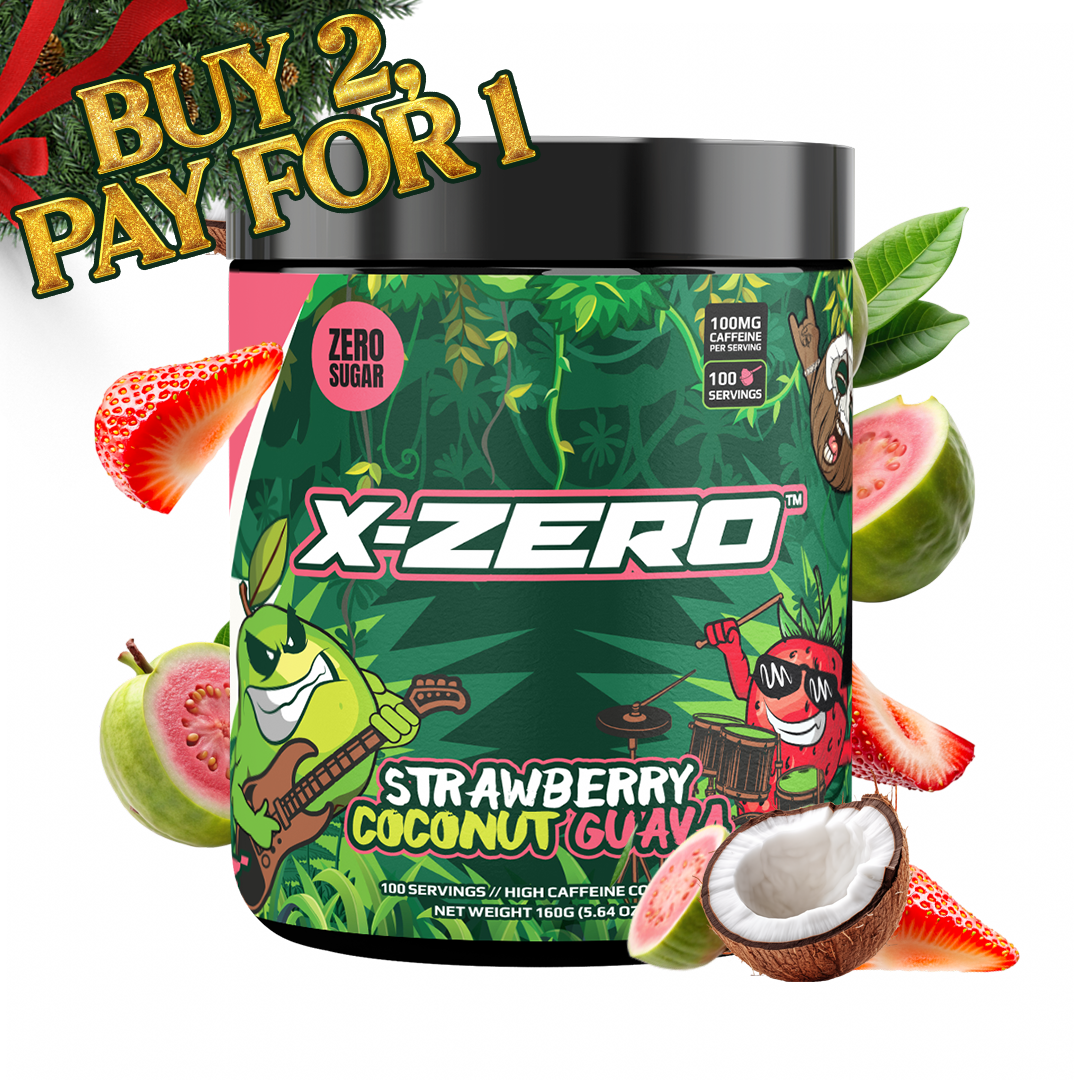 X-Zero Strawberry Coconut Guava (160g / 100 Servings)