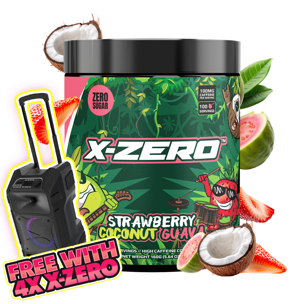 X-Zero Strawberry Coconut Guava (160g / 100 Servings)