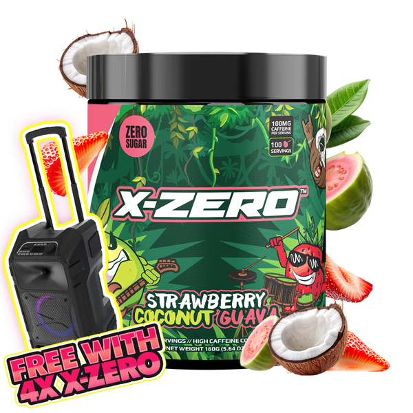 X-Zero Strawberry Coconut Guava (160g / 100 Servings)