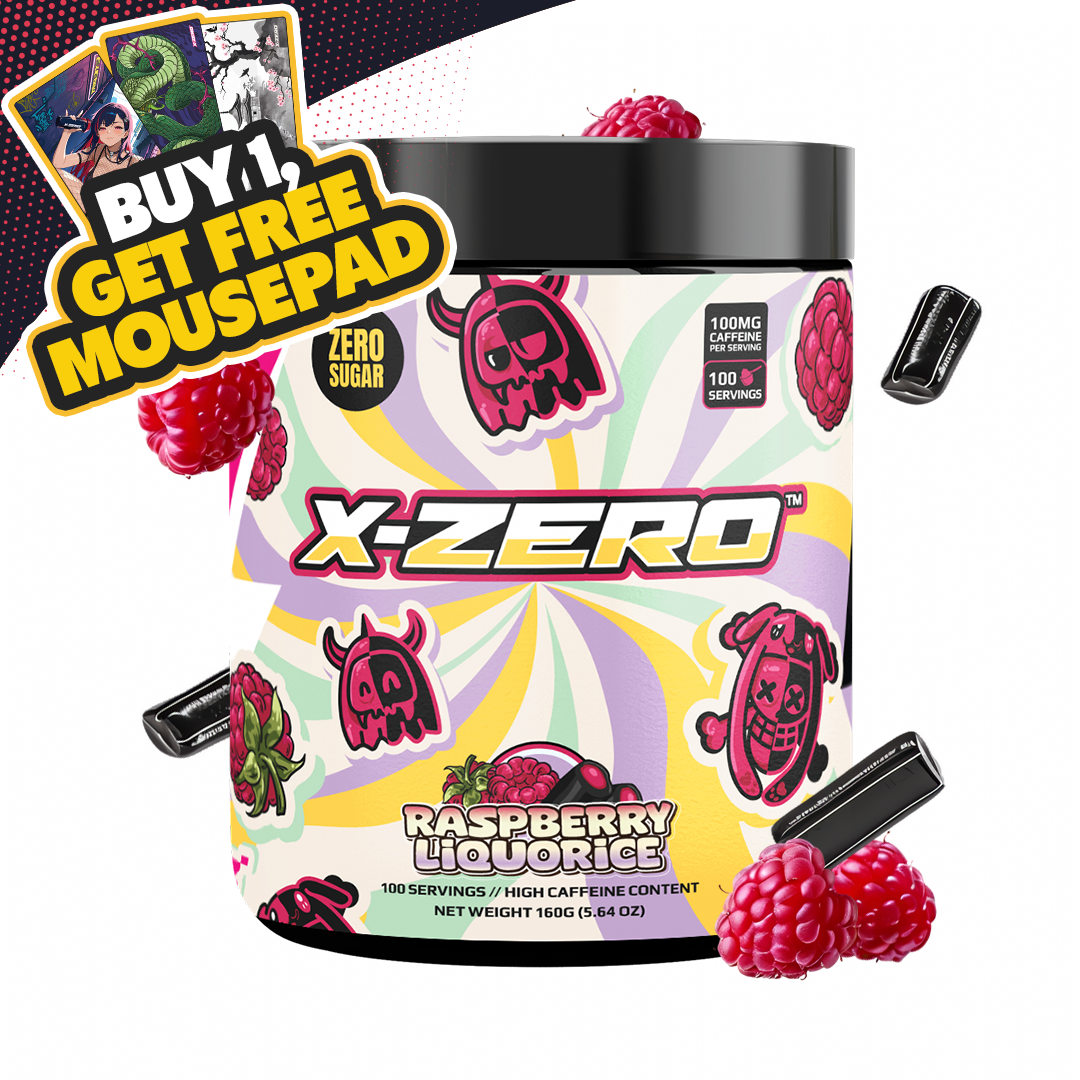 X-Zero Raspberry Liquorice  (160g / 100 portioner)