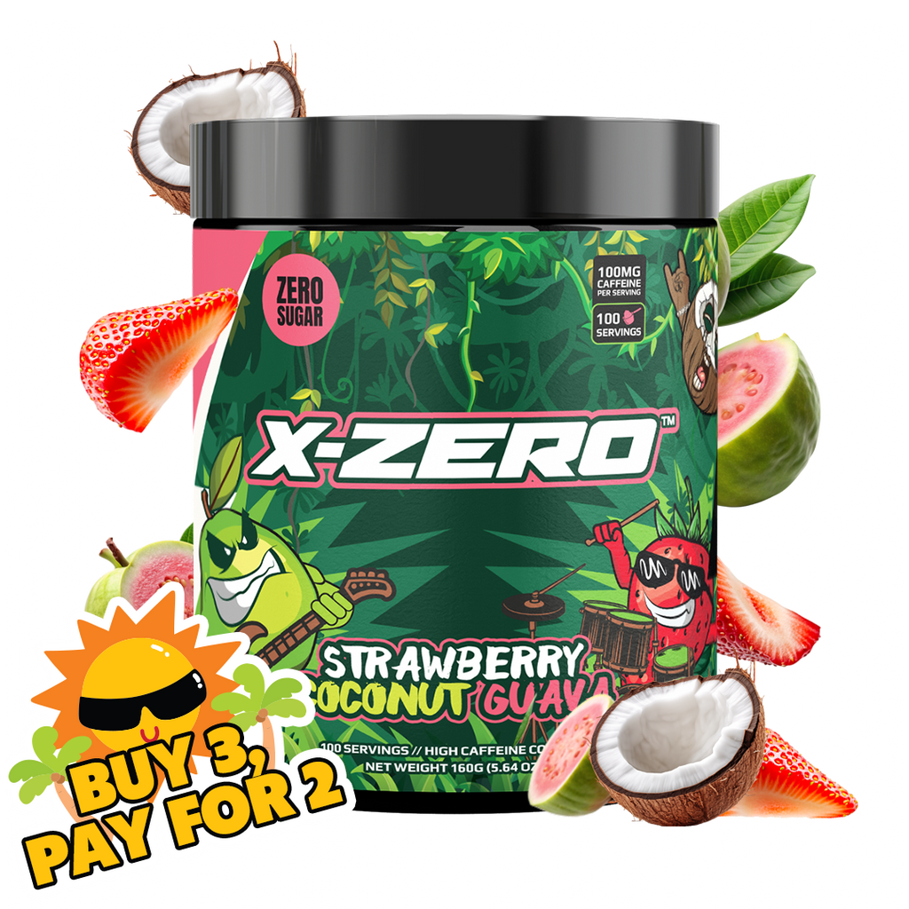 X-Zero Strawberry Coconut Guava (160g / 100 Servings)