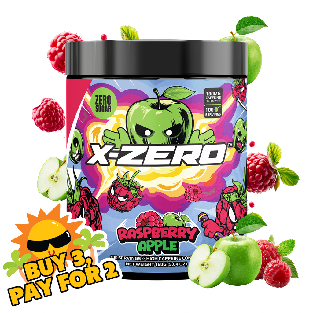 X-Zero Raspberry Apple (160g / 100 Servings)