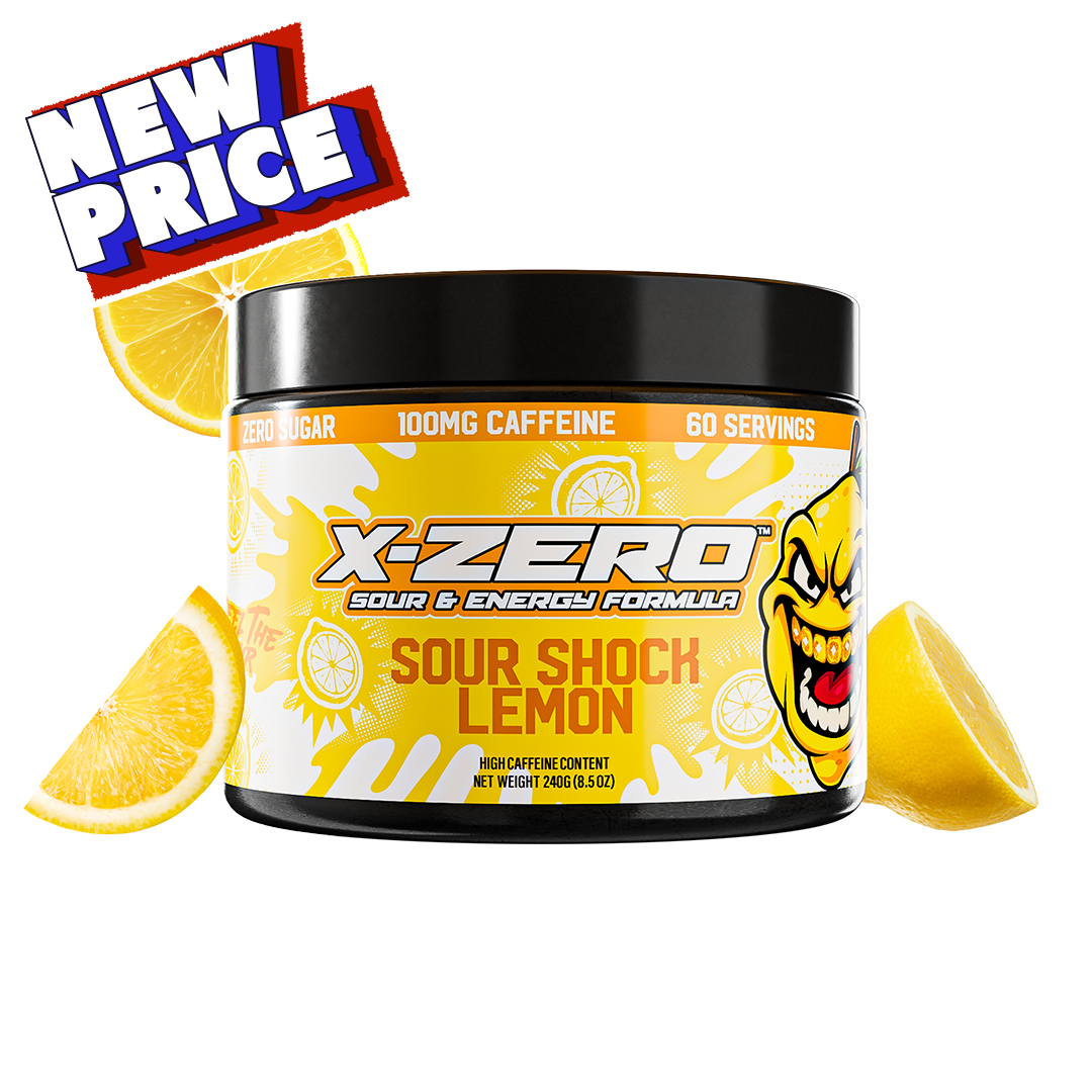 X-Zero Sour Shock Lemon (240g / 60 Servings)