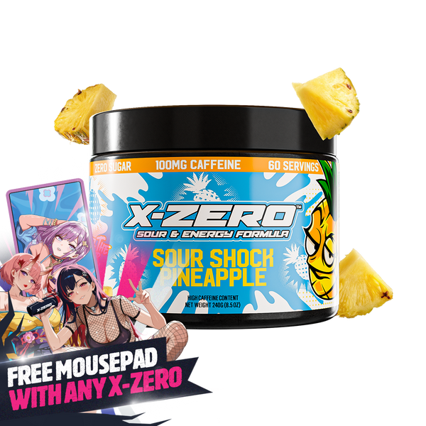 X-Zero Sour Shock Pineapple (240g / 60 portioner)