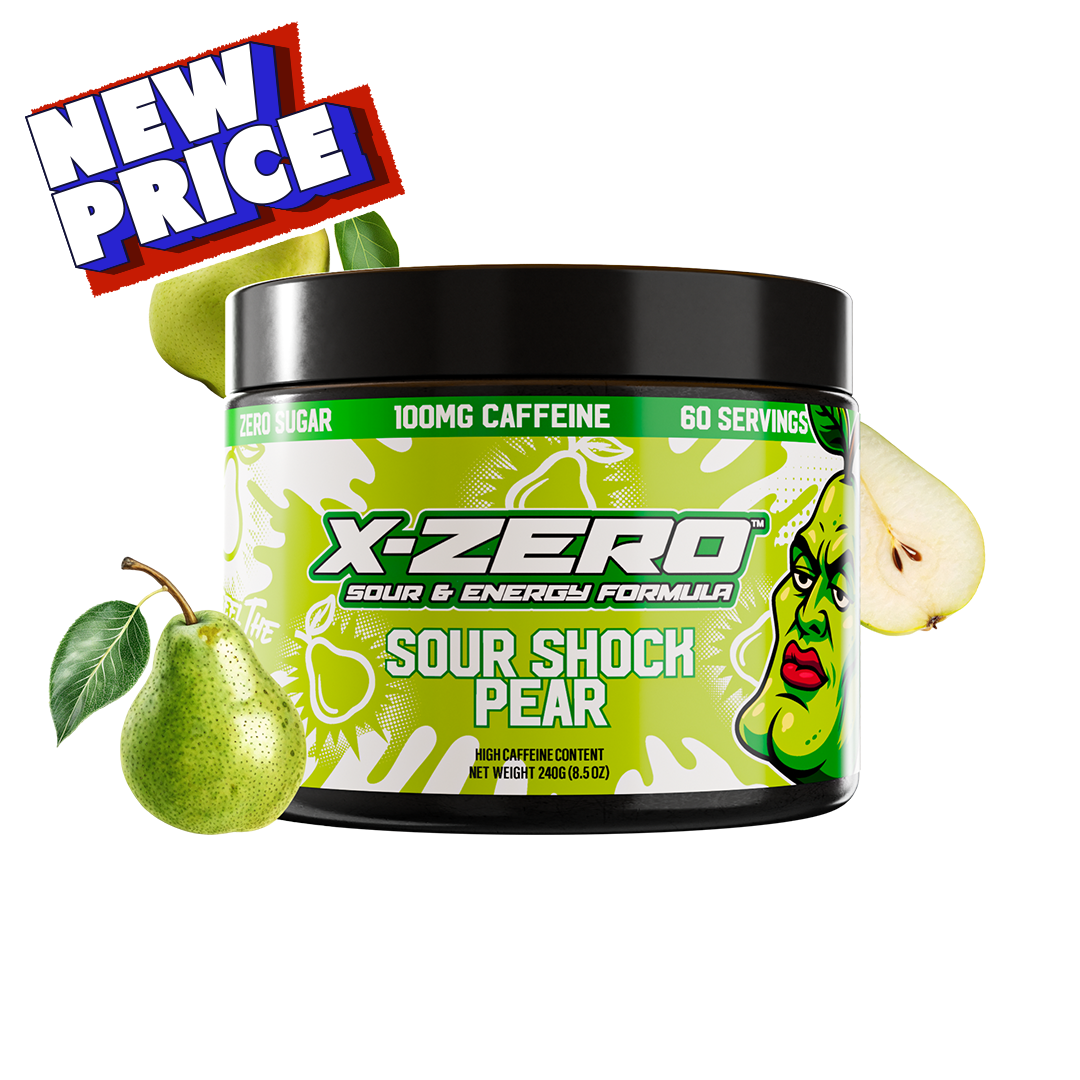 X-Zero Sour Shock Pear (240g / 60 Servings)