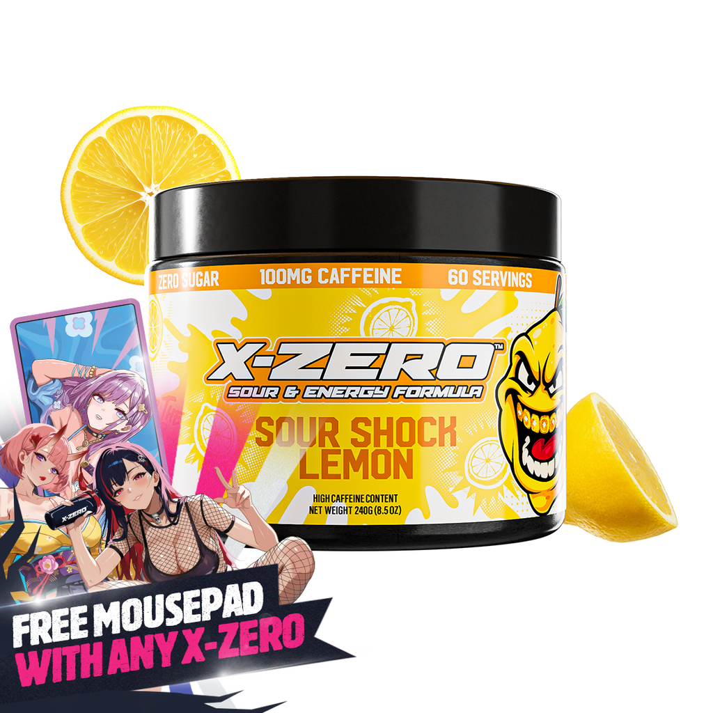 X-Zero Sour Shock Lemon (240g / 60 portioner)