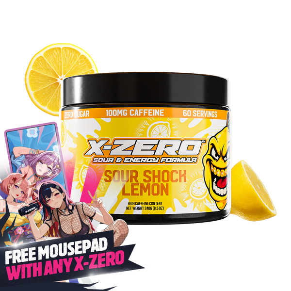 X-Zero Sour Shock Lemon (240g / 60 portioner)
