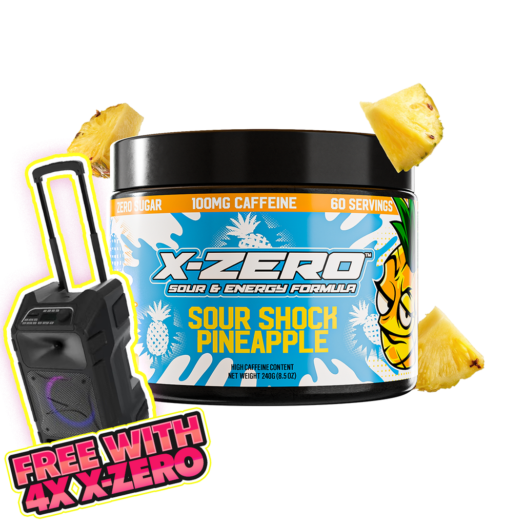 X-Zero Sour Shock Pineapple (240g / 60 Servings)
