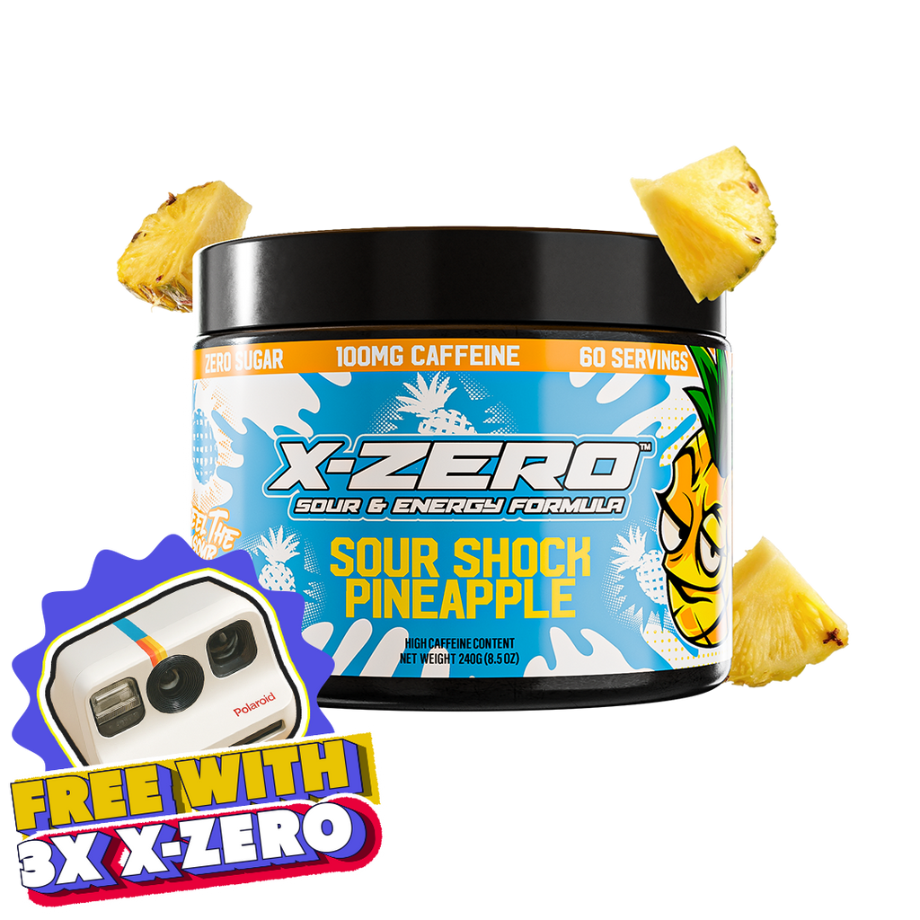 X-Zero Sour Shock Pineapple (240g / 60 Servings)