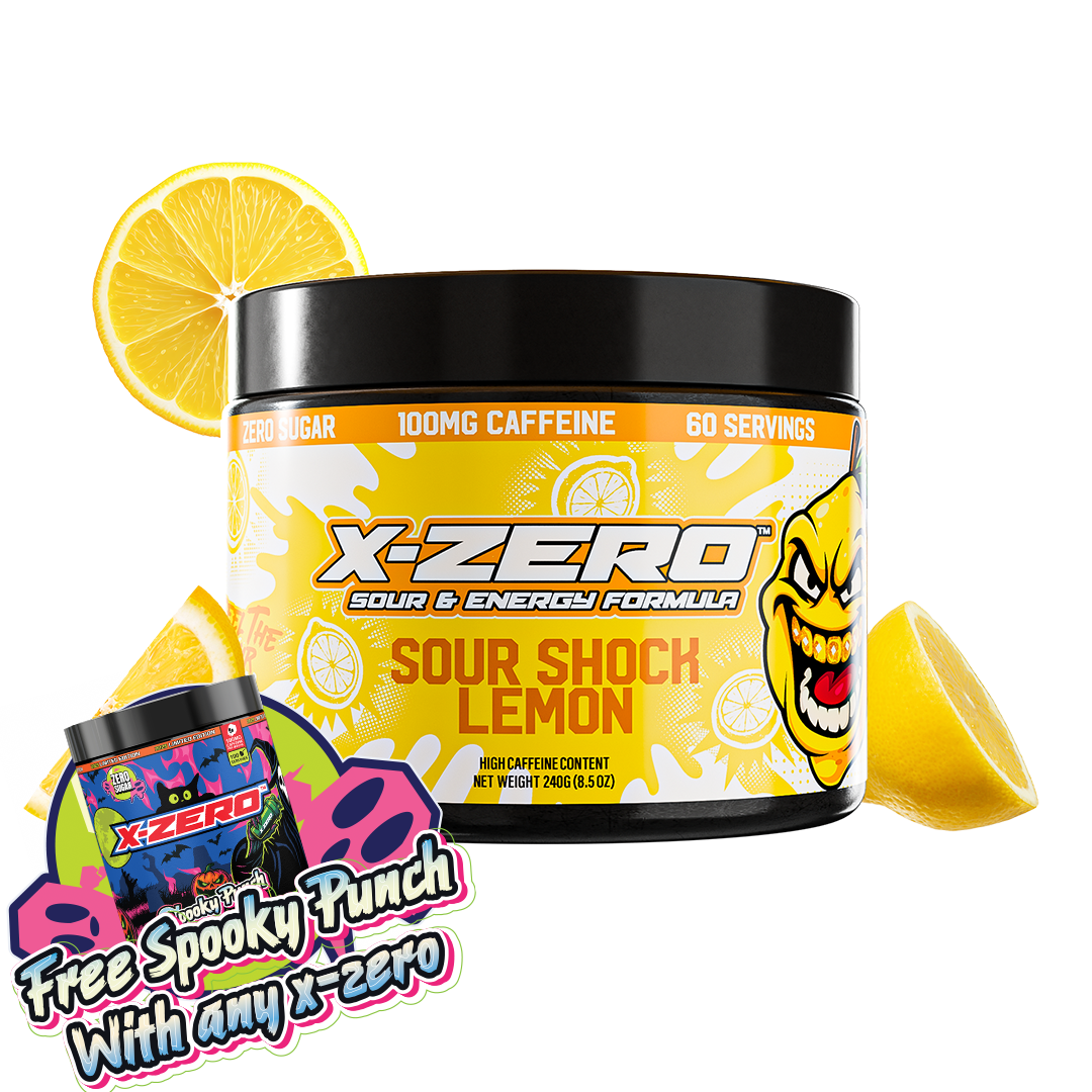 X-Zero Sour Shock Lemon (240g / 60 portioner)