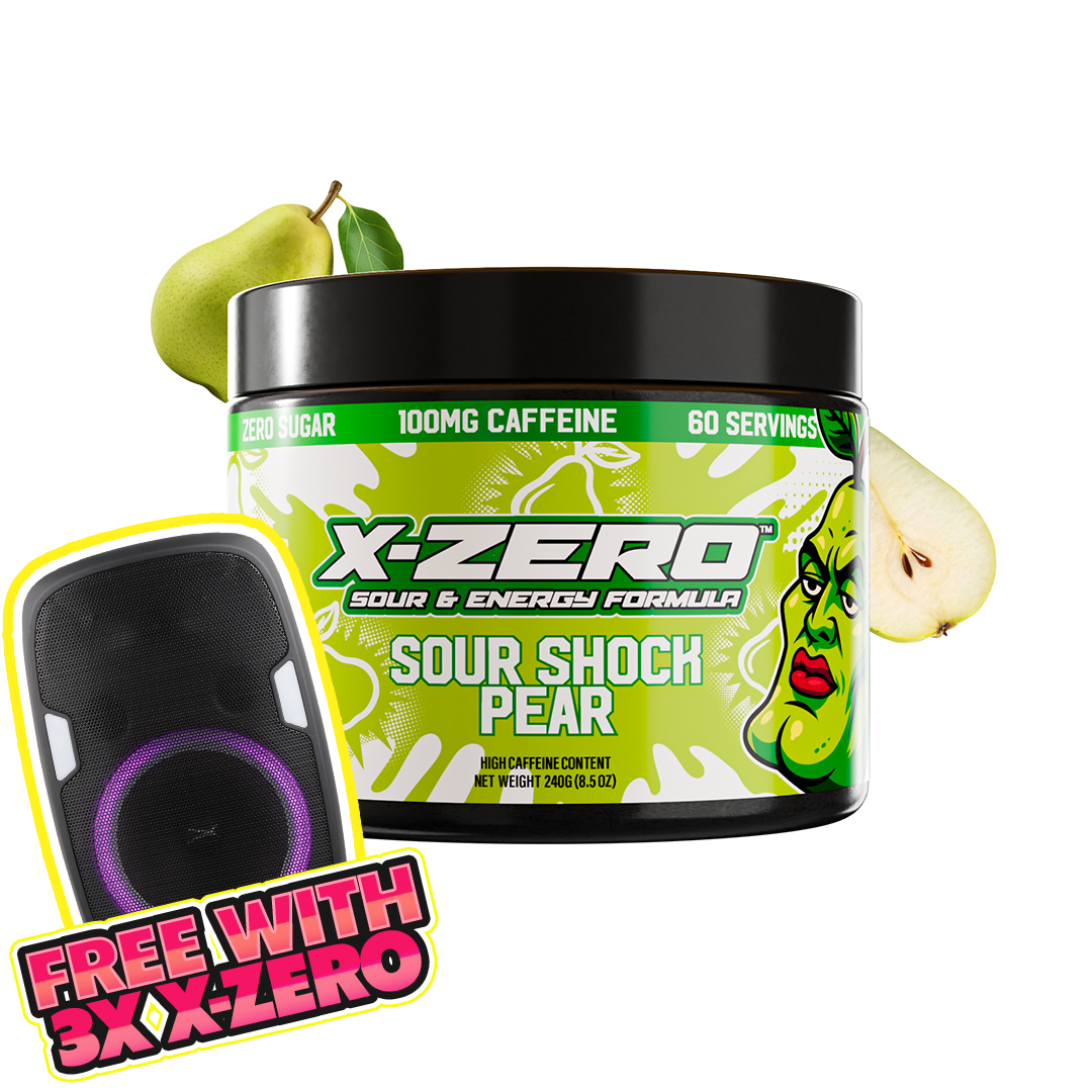 X-Zero Sour Shock Pear (240g / 60 Servings)