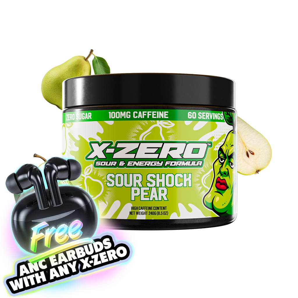 X-Zero Sour Shock Pear (240g / 60 Servings)