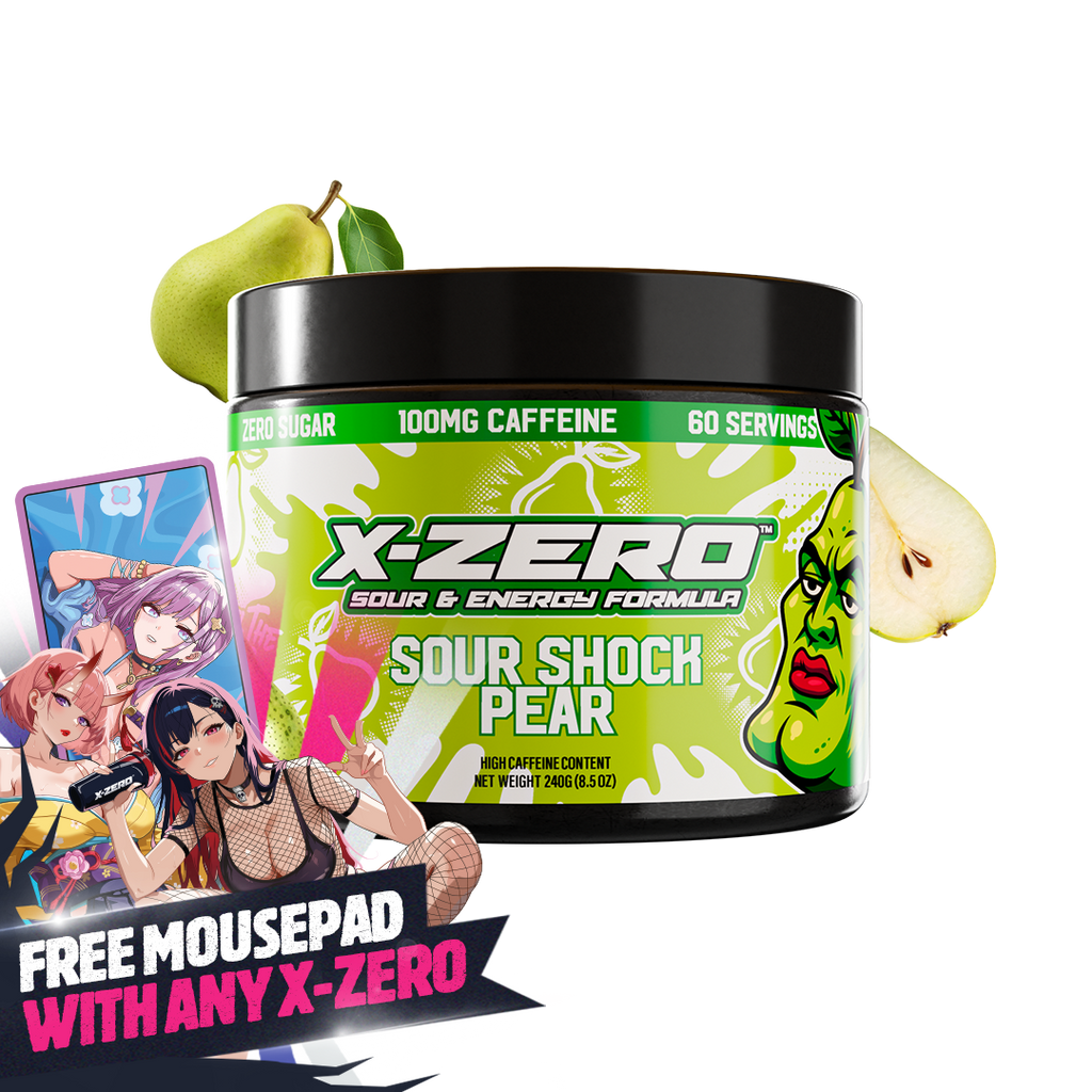 X-Zero Sour Shock Pear (240g / 60 portioner)