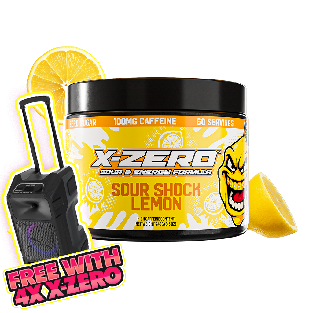 X-Zero Sour Shock Lemon (240g / 60 Servings)