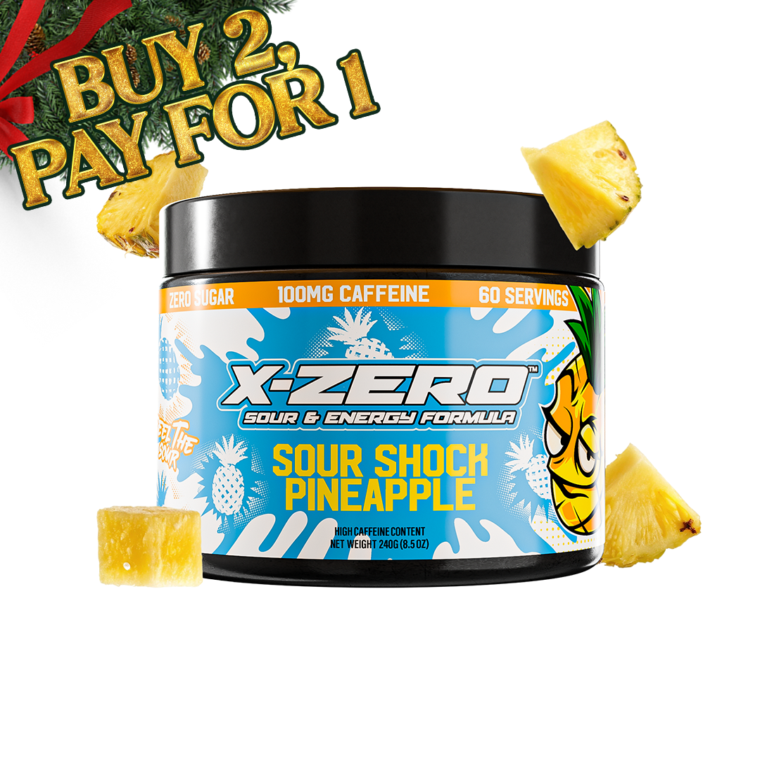 X-Zero Sour Shock Pineapple (240g / 60 Servings)
