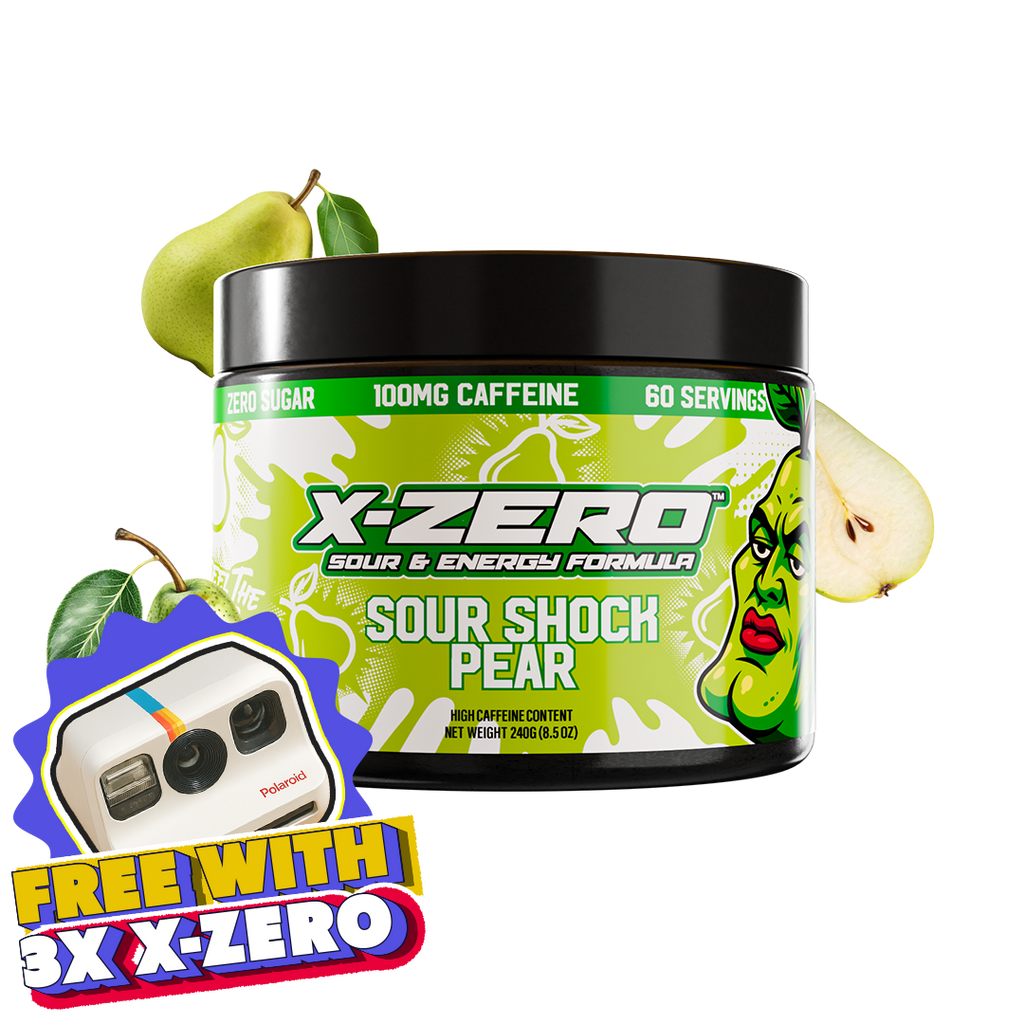 X-Zero Sour Shock Pear (240g / 60 Servings)