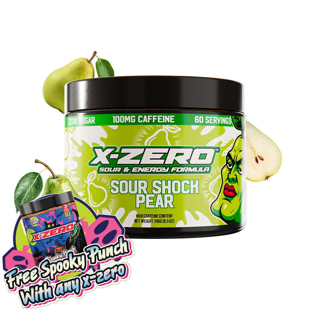 X-Zero Sour Shock Pear (240g / 60 portioner)