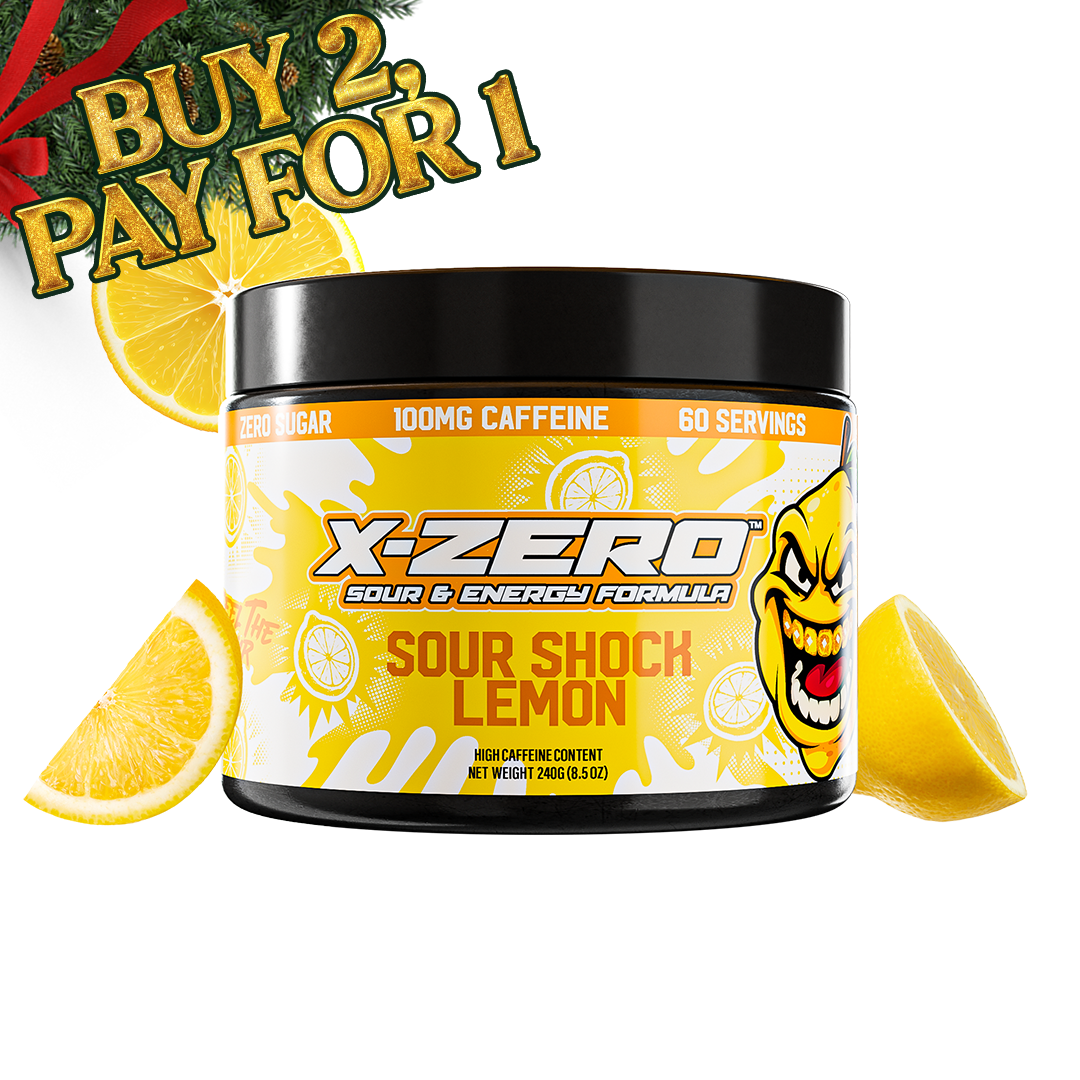 X-Zero Sour Shock Lemon (240g / 60 Servings)