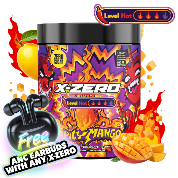 X-Zero Spicy Mango (160g / 100 Servings)