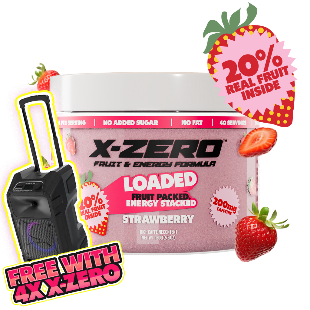 X-Zero Strawberry Loaded (160g / 40 Servings)