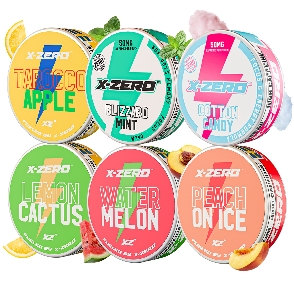 Variety Pack Energy Pouches (6 Pack / 120 Pouches)