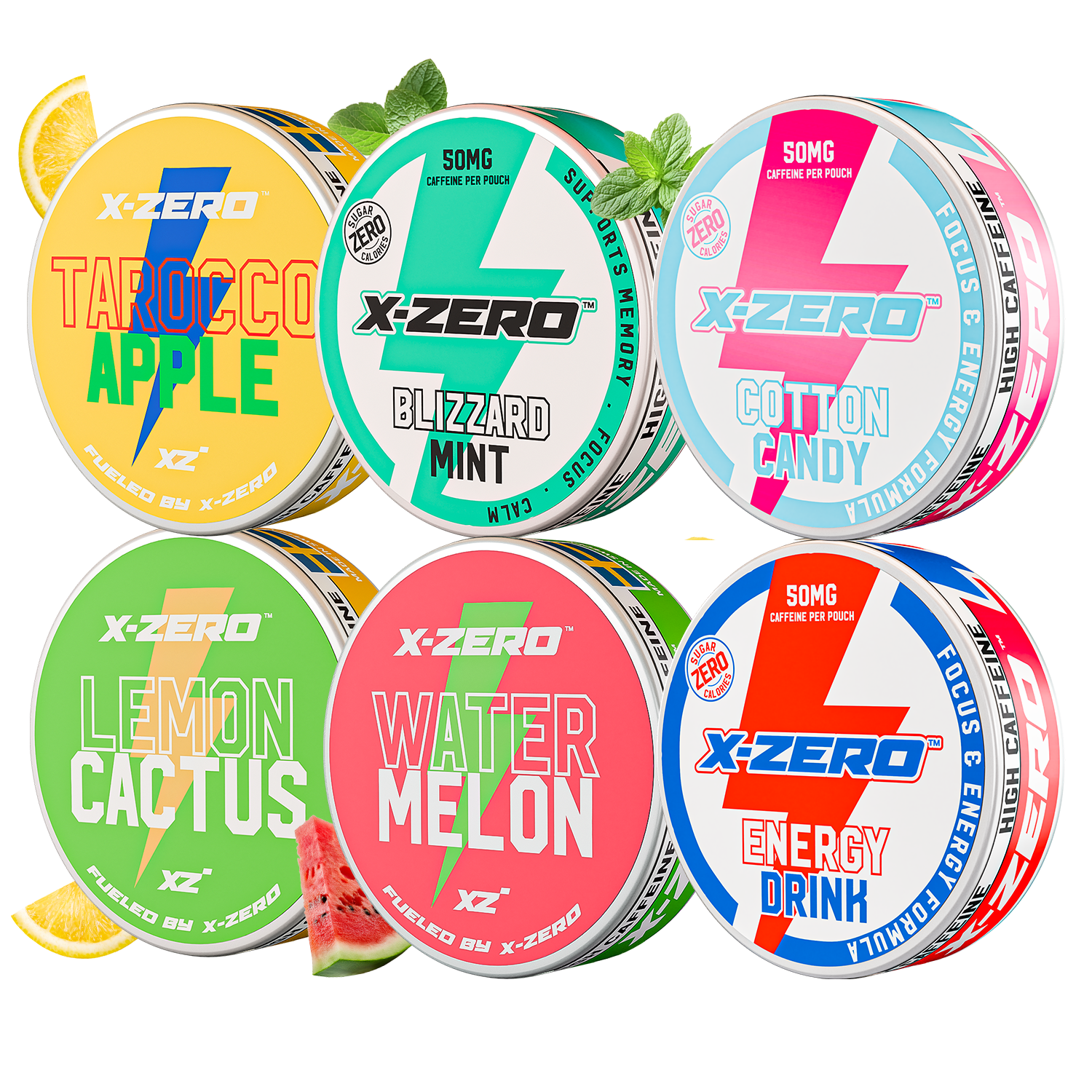 Variety Pack Energy Pouches (6 Pack / 120 Pouches)