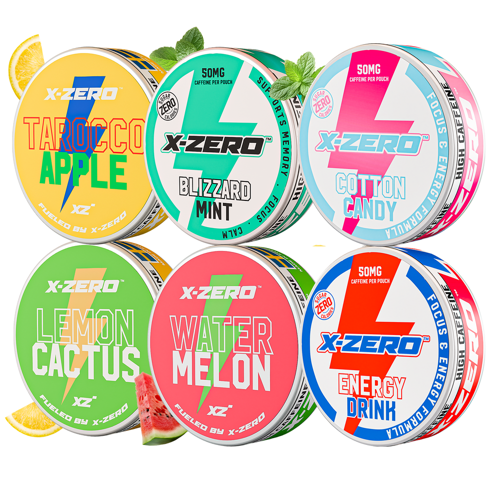 Variety Pack Energy Pouches (6 Pack / 120 Pouches)