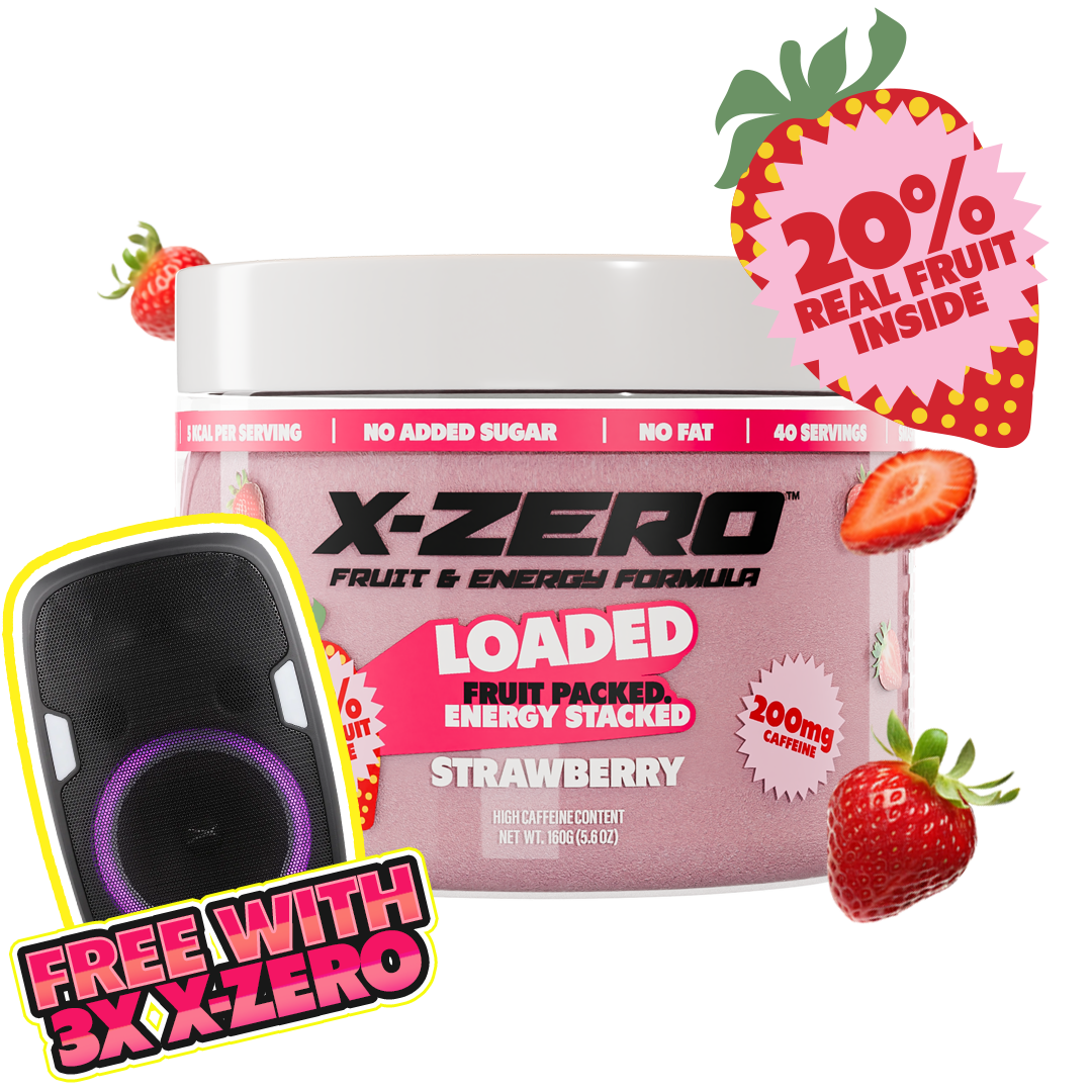 X-Zero Strawberry Loaded (160g / 40 Servings)