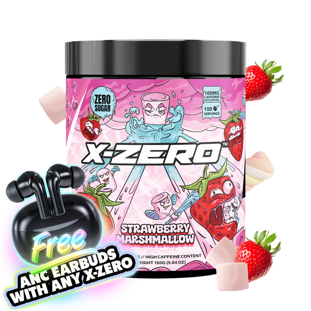 X-Zero Skumtomte / Strawberry Marshmallow (160g / 100 Servings)