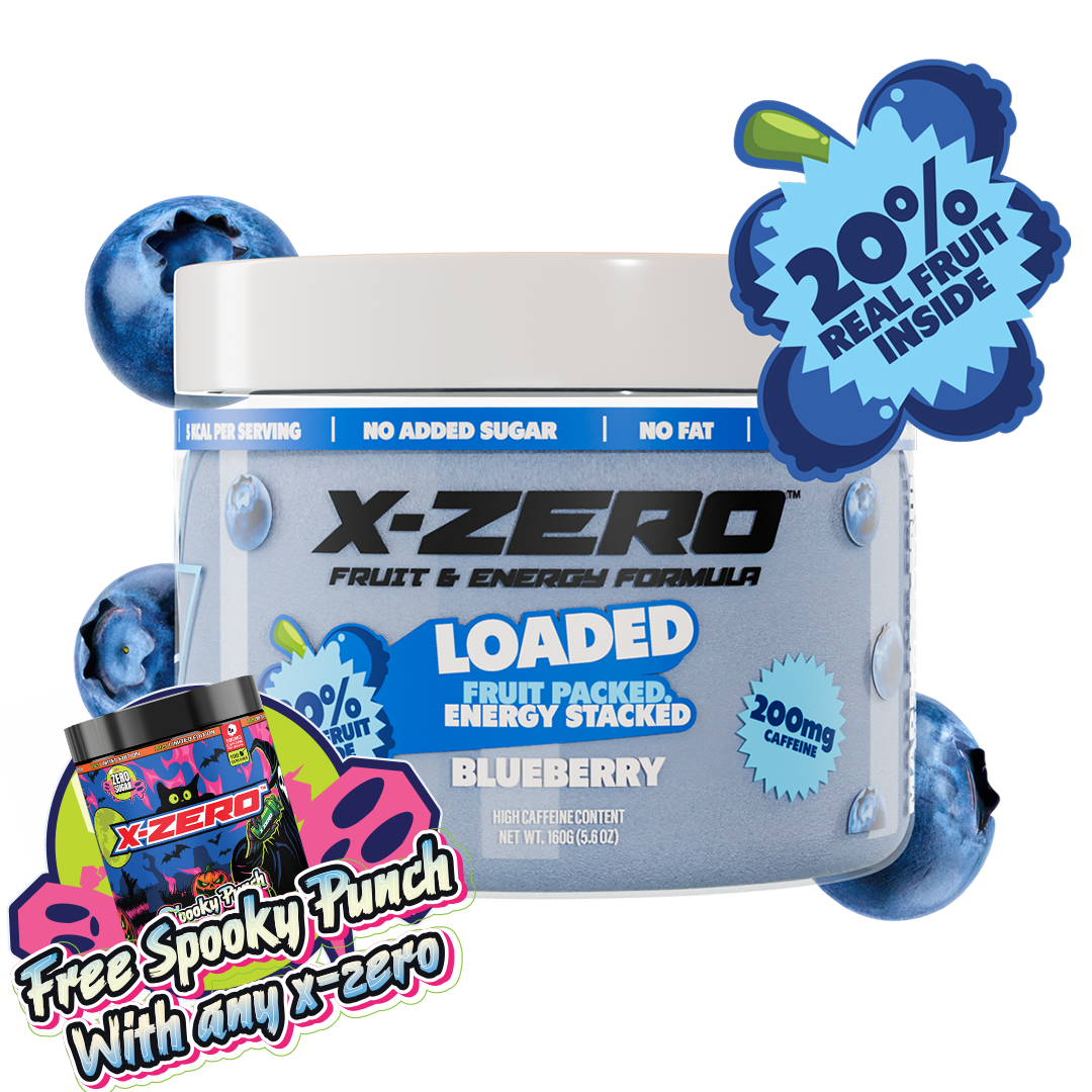 X-Zero Blueberry Loaded (160g / 40 Servings)