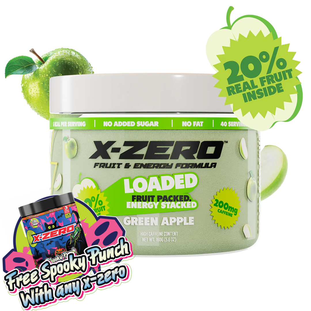 X-Zero Green Apple Loaded (160g / 40 Servings)