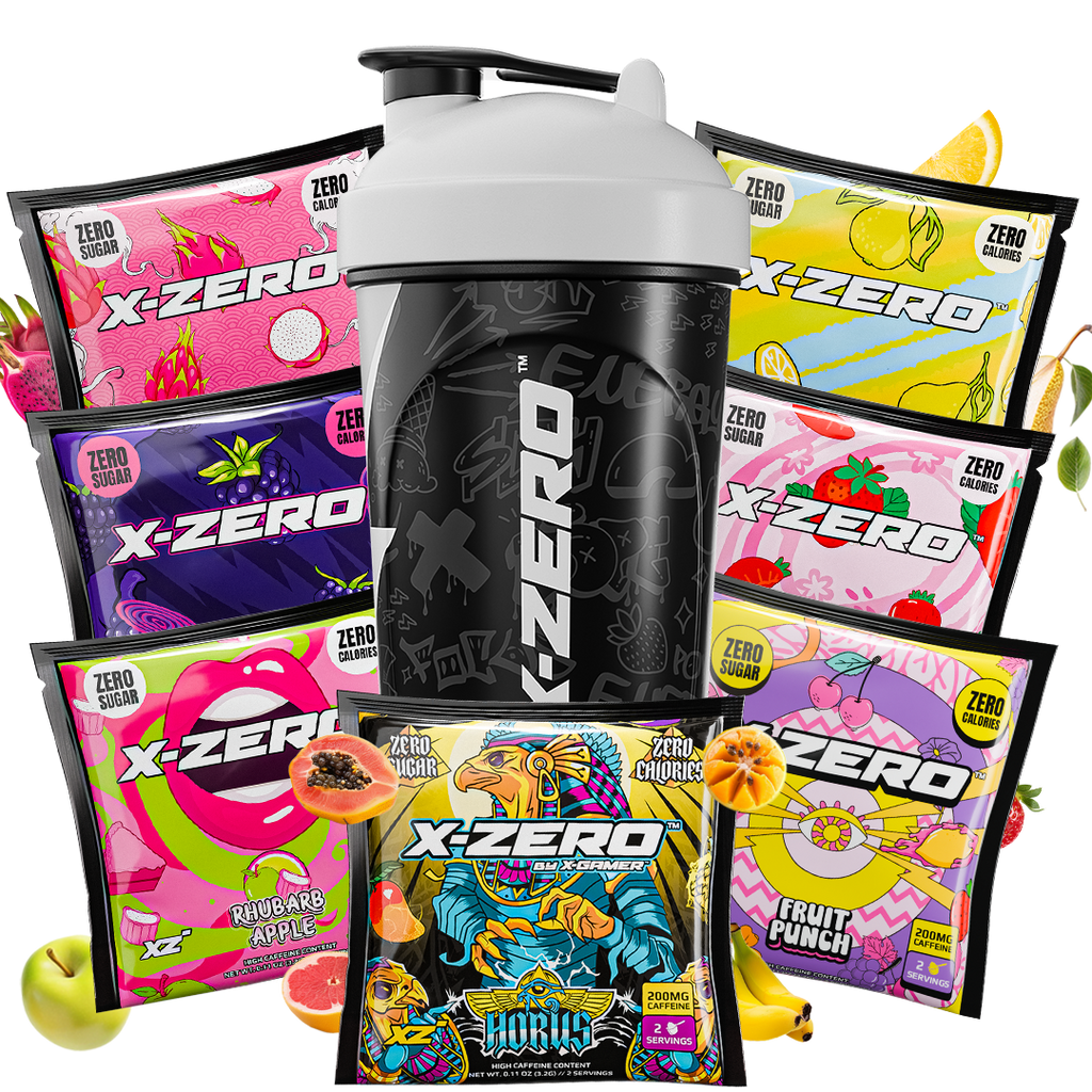 X-Zero 7 Flavor try-out pack + Shaker (500ml)