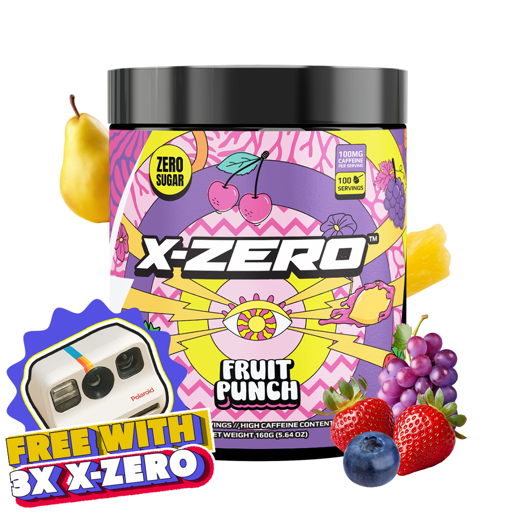 X-Zero Fruit Punch (160g / 100 Servings)