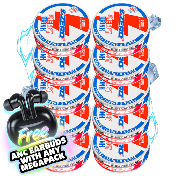 Energy Drink Energy Pouches (10 Pack/200 Pouches)