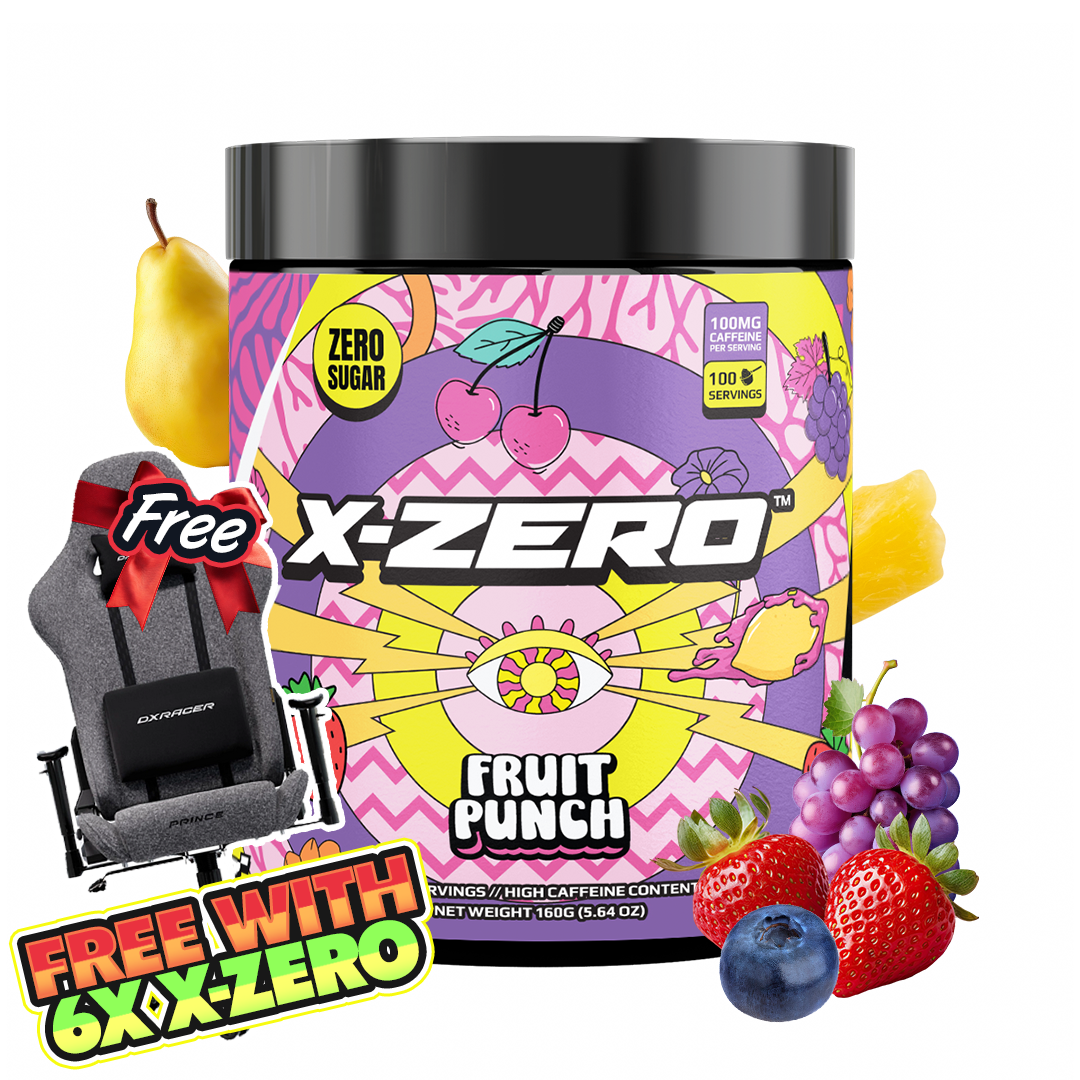 X-Zero Fruit Punch (160g / 100 Servings)