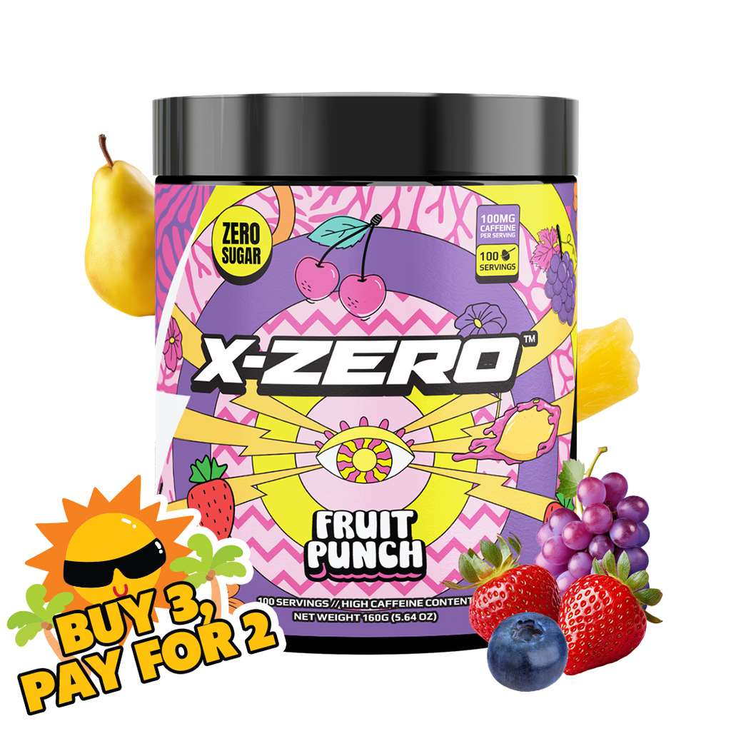 X-Zero Fruit Punch (160g / 100 Servings)