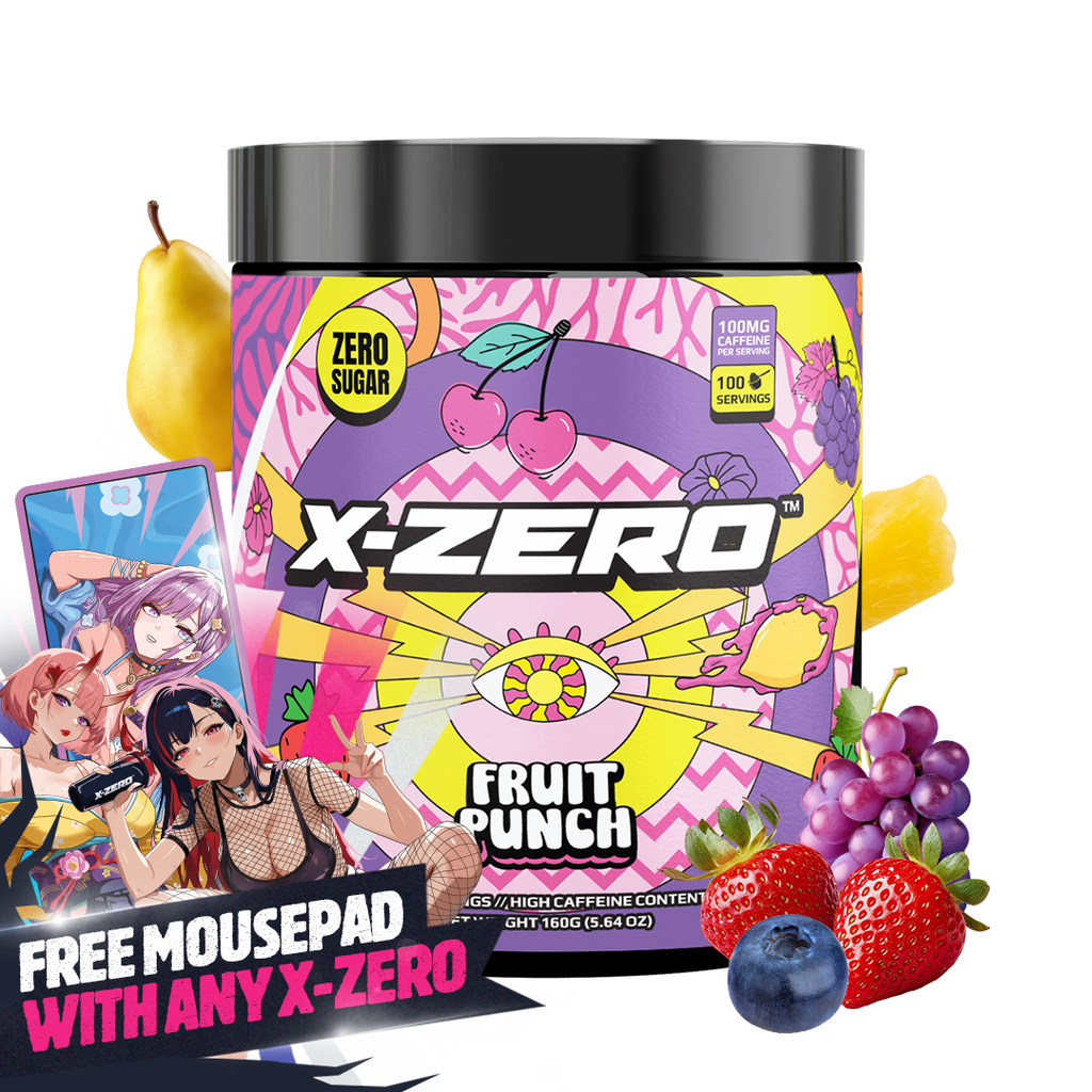 X-Zero Fruit Punch (160g / 100 Servings)