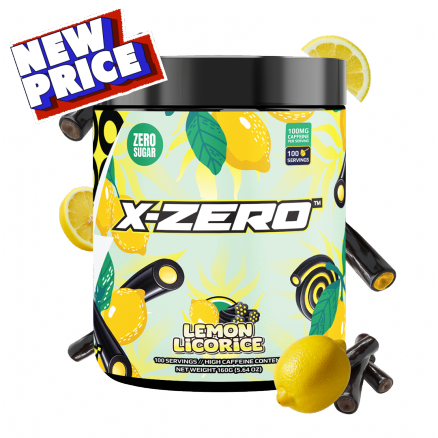 X-Zero Lemon Licorice (160g / 100 Servings)