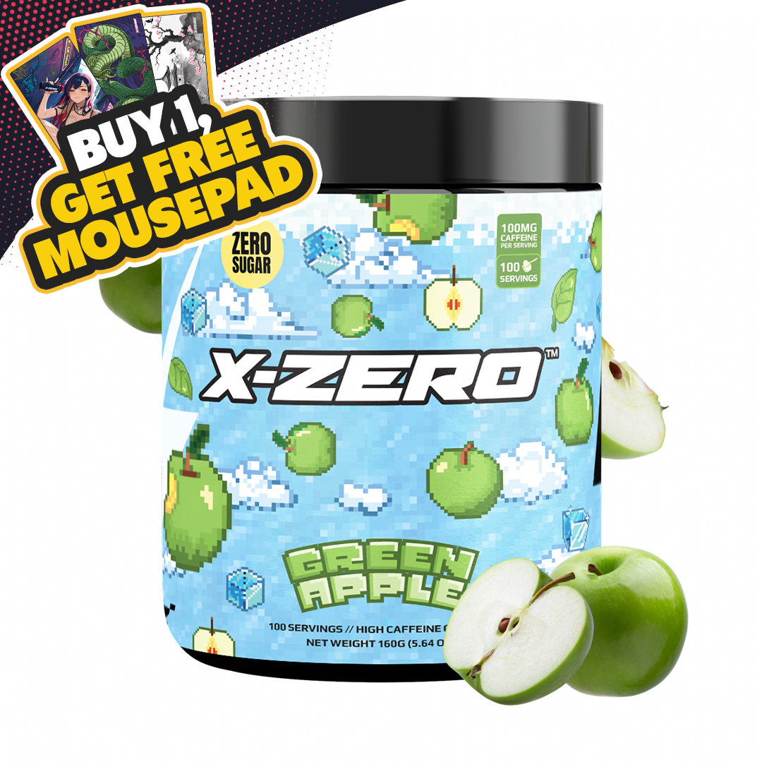 X-Zero Green Apple (160g / 100 Servings)