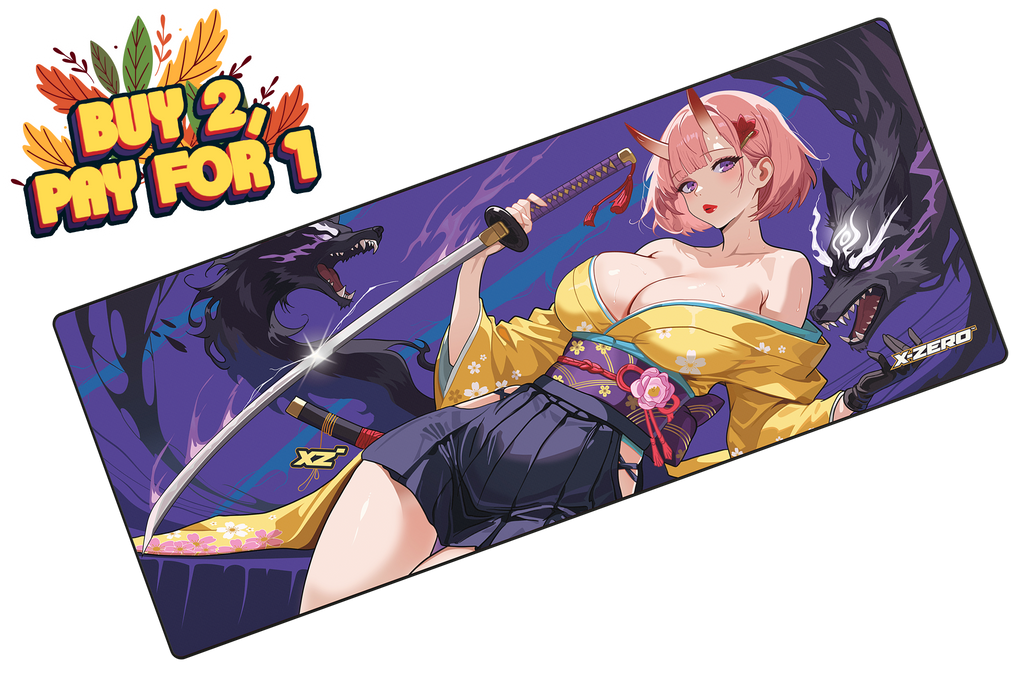 Waifu - Wolf mousepad (1100x450mm)