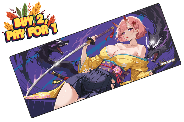 Waifu - Wolf mousepad (1100x450mm)