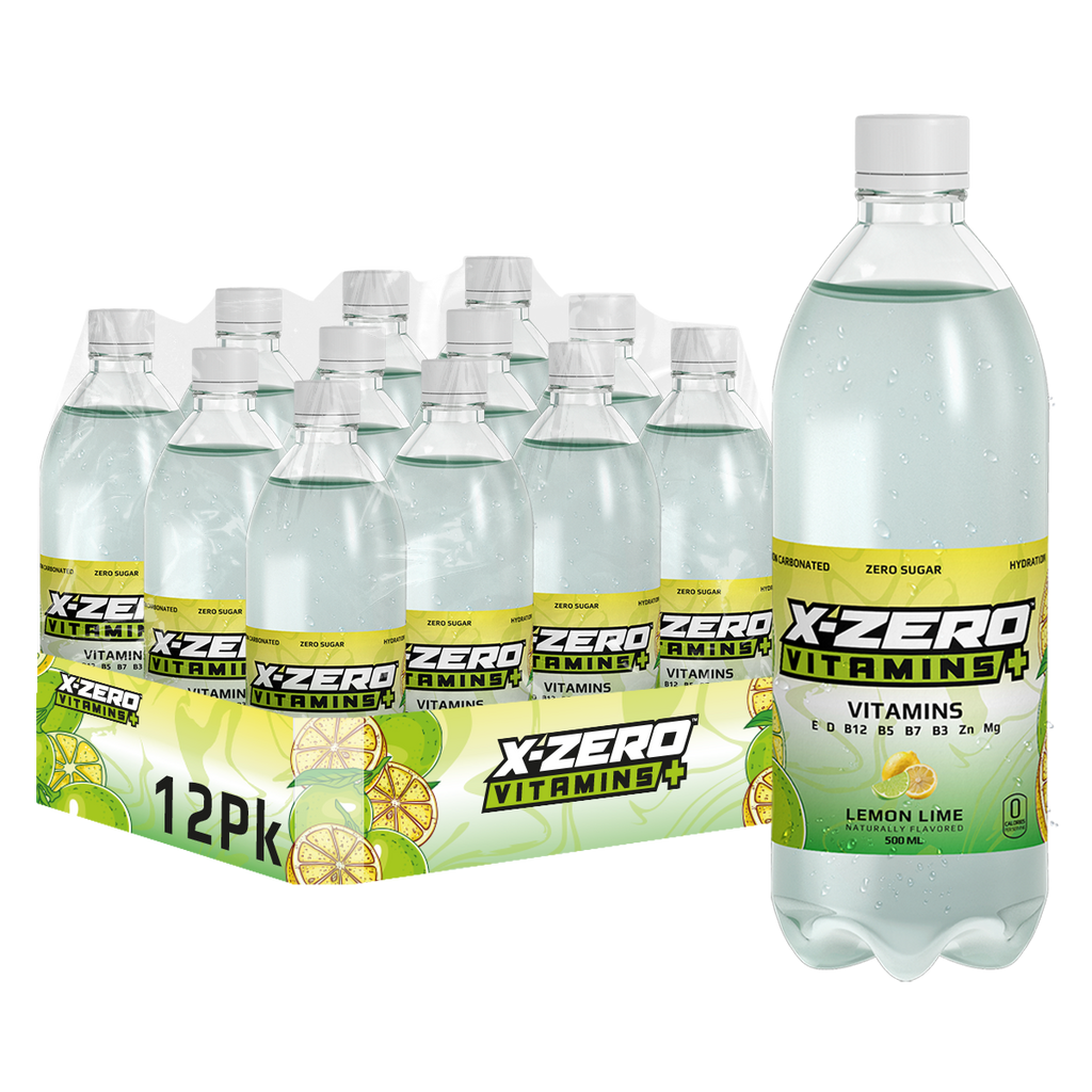 X-Zero Lemon Lime Vitamin Water (12 Pack)