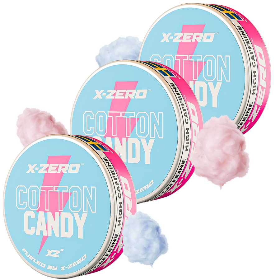 Cotton Candy Energy Pouches (3 Pack / 60 Pouches)