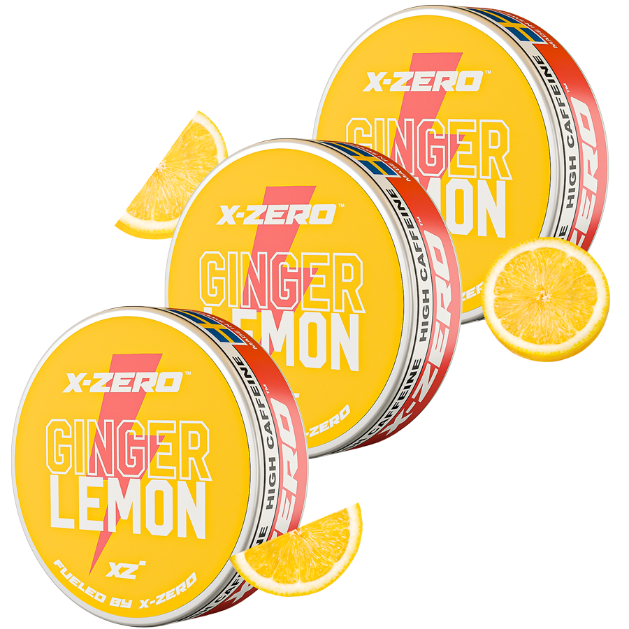 Ginger Lemon Energy Pouches (3 Pack / 60 Pouches)