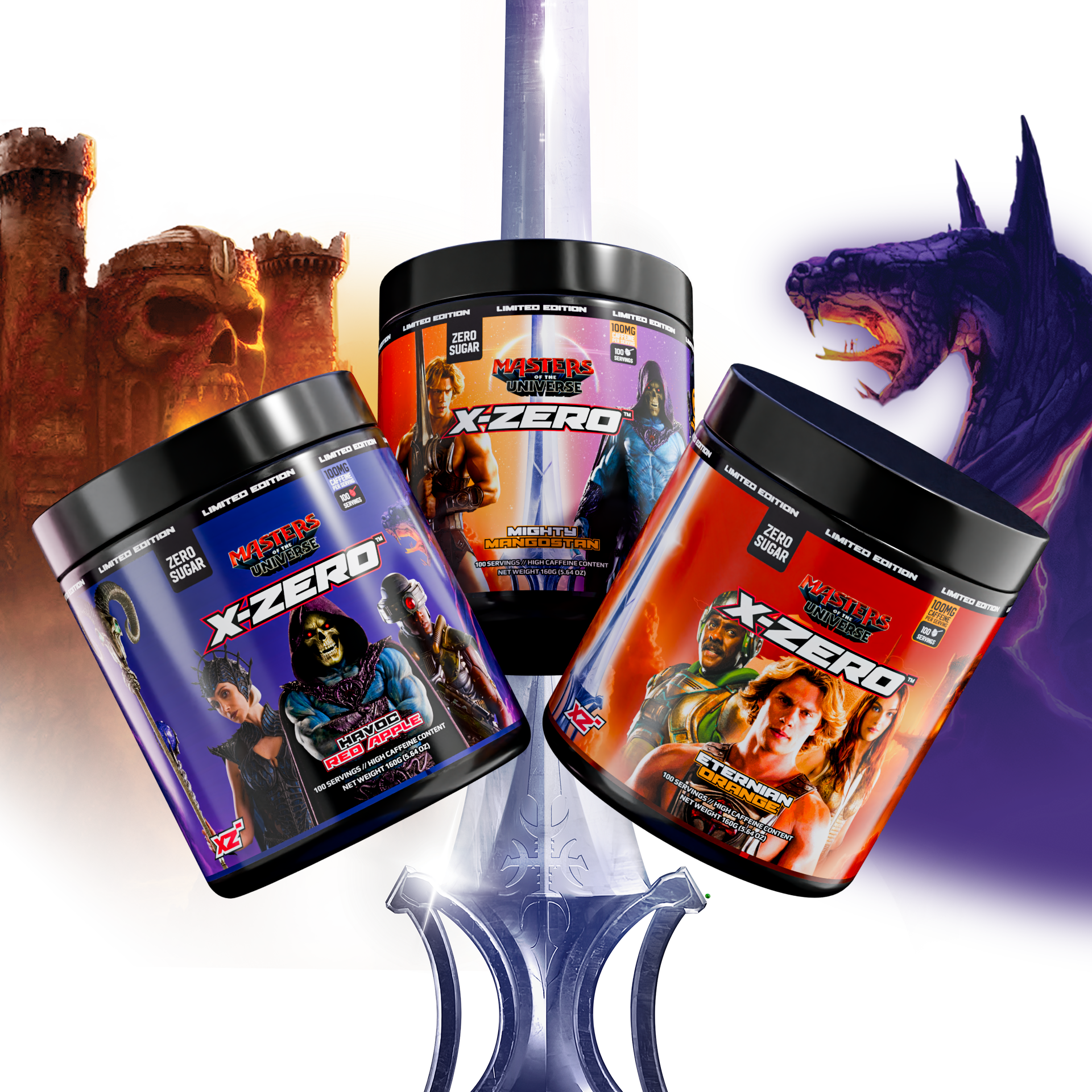 X-Zero Masters of the Universe Eternian Orange (100 portioner)