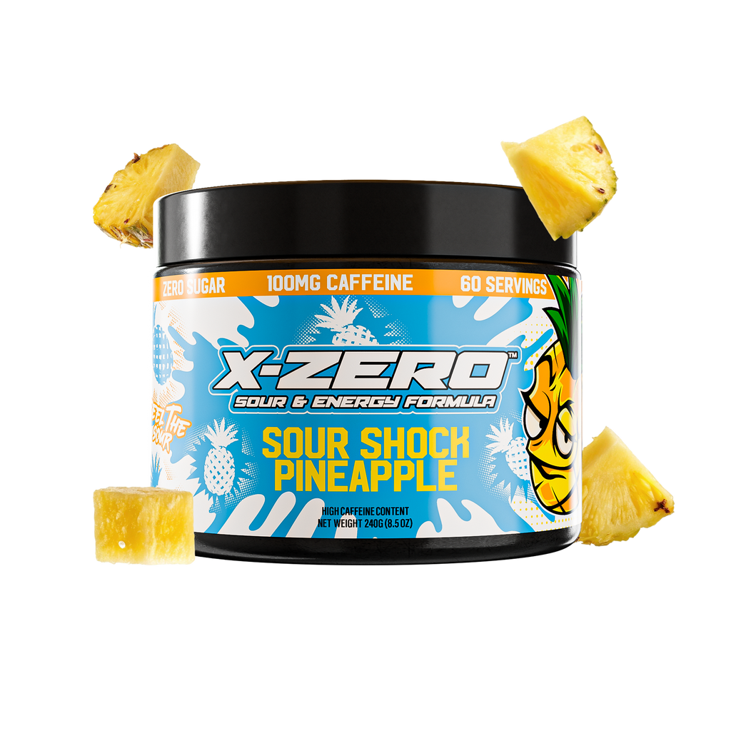 X-Zero Sour Shock Pineapple (240g / 60 portioner)