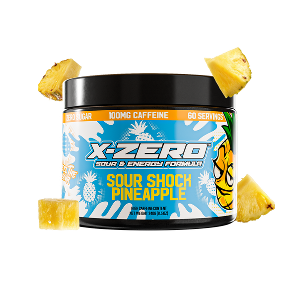 X-Zero Sour Shock Pineapple (240g / 60 Servings)